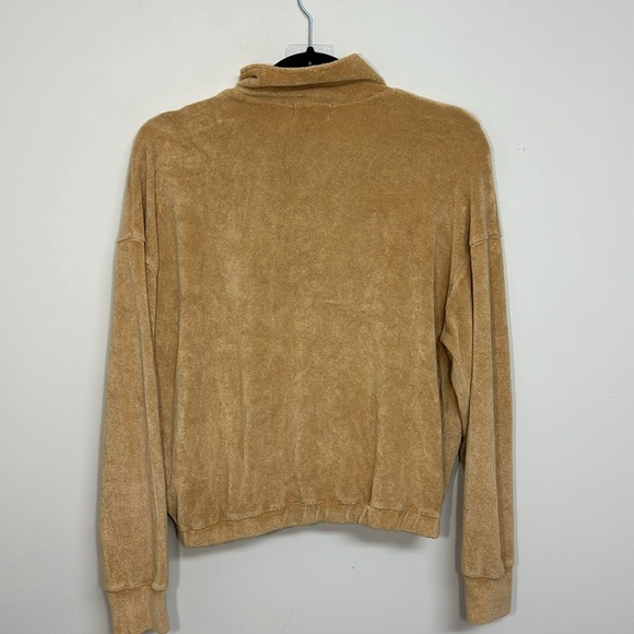 Evereve Monrow Terry Cloth Track Zip Up XS - Picture 6 of 8